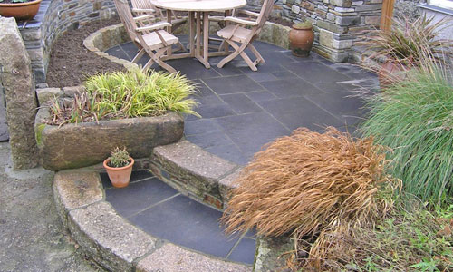 Lime Stone Paving Cornwall