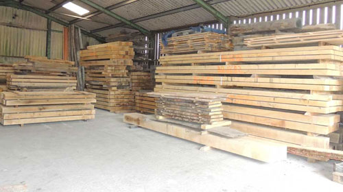 Reclaimed Pine Flooring Devon